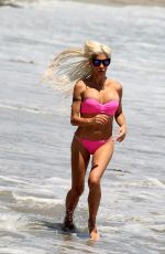 ANGELIQUE FRENCHU MORGAN in Bikini at a Beach in Malibu 01/1/2018