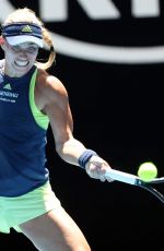 ANGELIQUE KERBER at Australian Open Tennis Tournament in Melbourne 01/16/2018