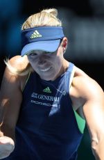 ANGELIQUE KERBER at Australian Open Tennis Tournament in Melbourne 01/16/2018