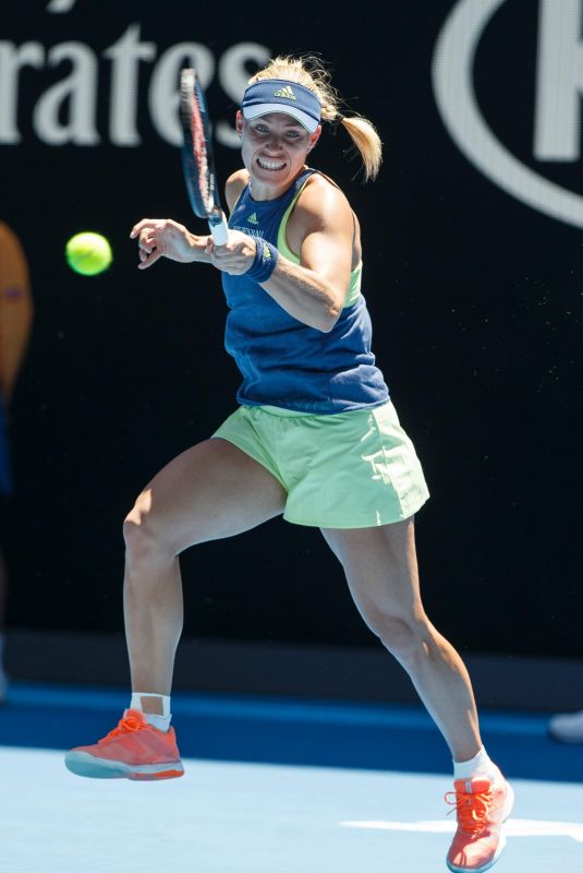 ANGELIQUE KERBER at Australian Open Tennis Tournament in Melbourne 01/16/2018