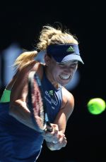 ANGELIQUE KERBER at Australian Open Tennis Tournament in Melbourne 01/18/2018