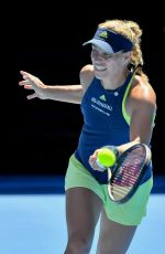 ANGELIQUE KERBER at Australian Open Tennis Tournament in Melbourne 01/22/2018