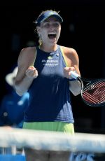 ANGELIQUE KERBER at Australian Open Tennis Tournament in Melbourne 01/22/2018