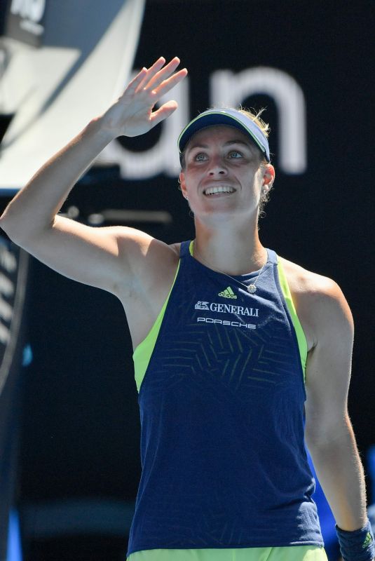 ANGELIQUE KERBER at Australian Open Tennis Tournament in Melbourne 01/22/2018