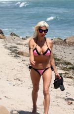 ANGLEIQUE FRENCHY MORGAN in Bikini at a Beach in Malibu 01/23/2018