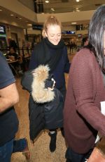ANNA BARYSHNIKOV at Salt Lake City International Airport in Park City 01/18/2018
