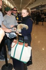 ANNA BARYSHNIKOV at Salt Lake City International Airport in Park City 01/18/2018