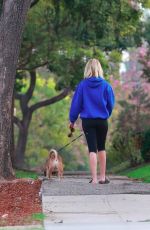 ANNA CAMP and Skylar Astin Walks Their Dog in Los Feliz 01/03/2018