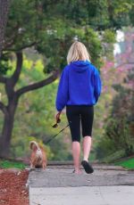 ANNA CAMP and Skylar Astin Walks Their Dog in Los Feliz 01/03/2018