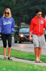 ANNA CAMP and Skylar Astin Walks Their Dog in Los Feliz 01/03/2018