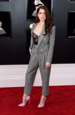 ANNA KENDRICK at Grammy 2018 Awards in New York 01/28/2018