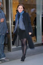ANNA PAQUIN Leaves SiriusXM Studios in New York 01/18/2018