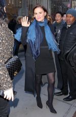 ANNA PAQUIN Leaves SiriusXM Studios in New York 01/18/2018