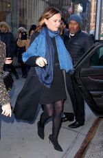 ANNA PAQUIN Leaves SiriusXM Studios in New York 01/18/2018
