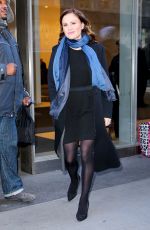 ANNA PAQUIN Leaves SiriusXM Studios in New York 01/18/2018