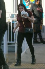 ARIEL WINTER Leaves a Petco Store with Baby Bunny in Los Angeles 01/27/2018