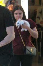 ARIEL WINTER Leaves a Petco Store with Baby Bunny in Los Angeles 01/27/2018
