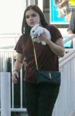 ARIEL WINTER Leaves a Petco Store with Baby Bunny in Los Angeles 01/27/2018