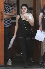 ARIEL WINTER with Her Pet Bunny Leaves a Veterinarian in Los Angeles 01/30/2018