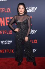 ARIELA BARER at One Day at a Time Season 2 Premiere in Los Angeles 01/24/2018