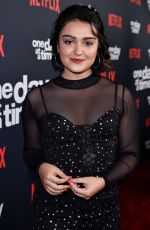 ARIELA BARER at One Day at a Time Season 2 Premiere in Los Angeles 01/24/2018