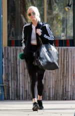 ASHELEE SIMPSON Arrives at a Gym in Studio City 01/29/2018