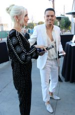 ASHLEE SIMPSON and Evan Ross Arrives at Red Studios in Los Angeles 01/28/2018