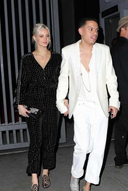 ASHLEE SIMPSON and Evan Ross Arrives at Red Studios in Los Angeles 01/28/2018