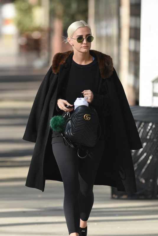 ASHLEE SIMPSON Heading to Gym in Studio City 01/27/2018