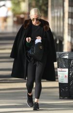 ASHLEE SIMPSON Heading to Gym in Studio City 01/27/2018