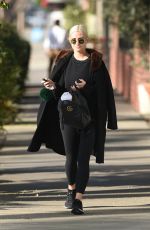 ASHLEE SIMPSON Heading to Gym in Studio City 01/27/2018