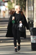 ASHLEE SIMPSON Heading to Gym in Studio City 01/27/2018