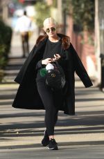 ASHLEE SIMPSON Heading to Gym in Studio City 01/27/2018