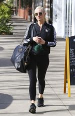 ASHLEE SIMPSON Leaves Tracy Anderson Gym in Los Angeles 01/29/2018