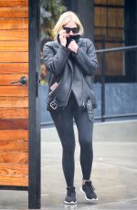 ASHLEY BENSON Leaves a Skincare Facility in Beverly Hills 01/09/2018