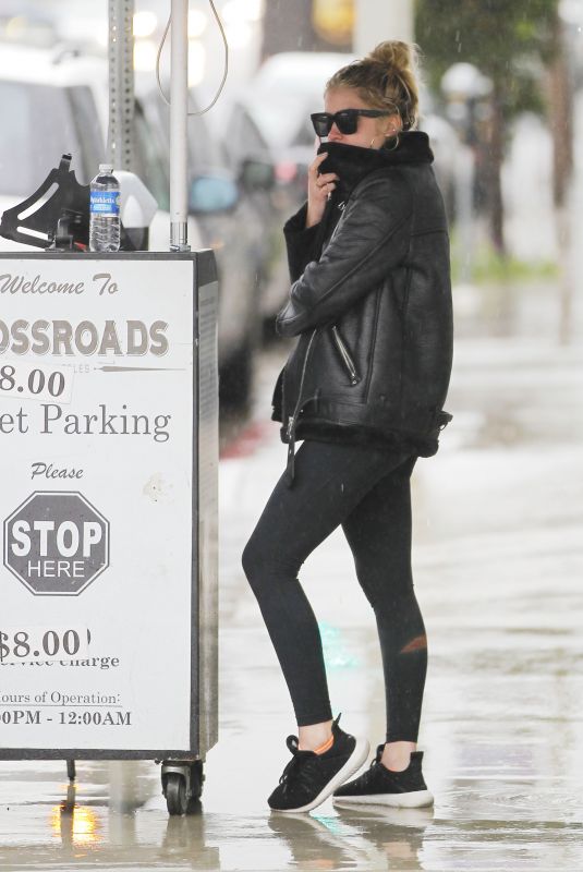 ASHLEY BENSON Out and About in West Hollywood 01/09/2018