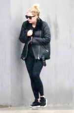 ASHLEY BENSON Out for Lunch at Crossroads Kitchen in Los Angeles 01/09/2018