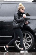 ASHLEY BENSON Out for Lunch at Crossroads Kitchen in Los Angeles 01/09/2018