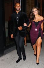 ASHLEY GRAHAM and Justin Ervin Night Out in New York 01/24/2018