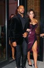 ASHLEY GRAHAM and Justin Ervin Night Out in New York 01/24/2018