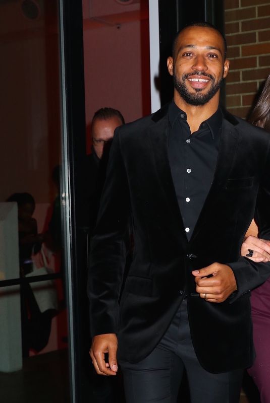 ASHLEY GRAHAM and Justin Ervin Night Out in New York 01/24/2018