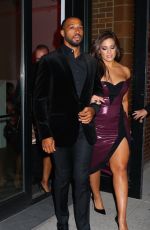 ASHLEY GRAHAM and Justin Ervin Night Out in New York 01/24/2018