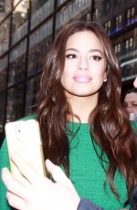 ASHLEY GRAHAM Arrives at Build Series in New York 01/24/2018