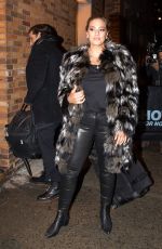 ASHLEY GRAHAM Arrives at Daily Show with Trevor Noah in New York 01/08/2018