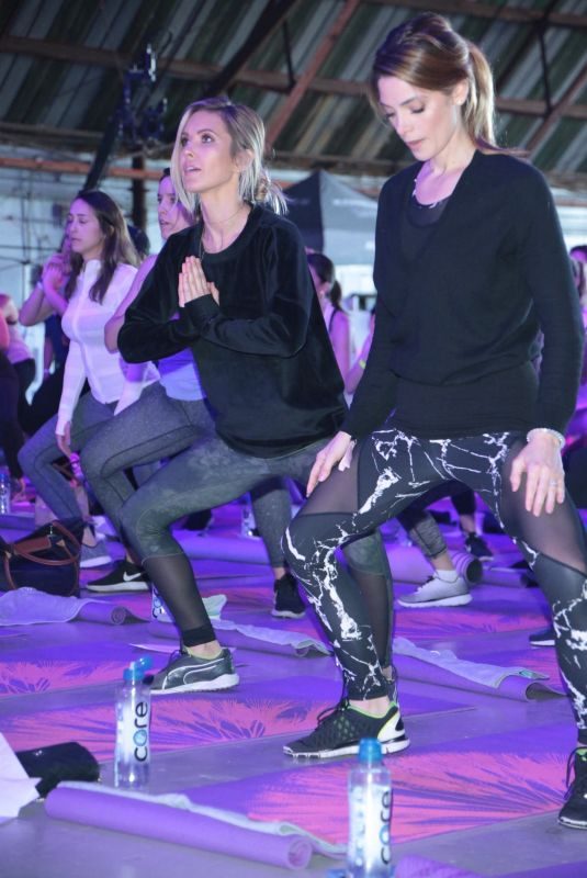 ASHLEY GREENE and AUDRINA PATRIDGE at Kohl’s x Studio Tone It Up at Barker Hangar in Santa Monica 01/13/2018
