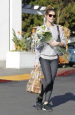ASHLEY GREENE Shopping for Grocery and Flower in Beverly Hills 01/10/2018
