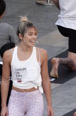 ASHLEY HART at a Yoga Class in Los Angeles 01/14/2018