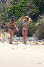 ASHLEY HART in Bikini on the Beach in Byron Bay 01/31/2018