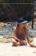 ASHLEY HART in Bikini on the Beach in Byron Bay 01/31/2018