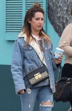 ASHLEY TISDALE Out for Coffee in Venice 01/16/2018